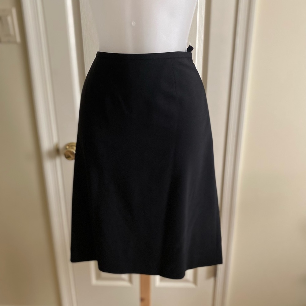 Ann Taylor Black Midi Skirt